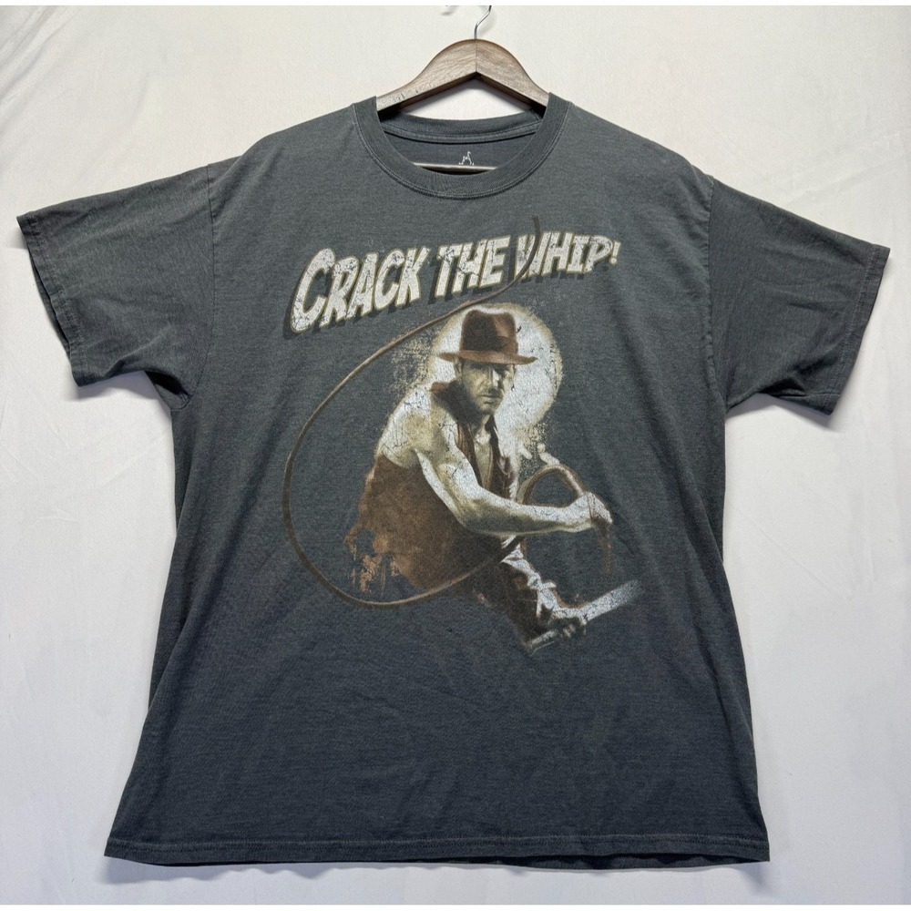 Hanes Dark Gray 'Crack The Whip' Graphic Tee